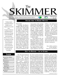 The  SKIMMER Volume VII, No. III Fall 2002