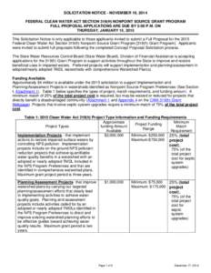 Nonpoint source / Environment / Humanities / Attachment theory / Law / Federal assistance in the United States / Clean Water Act / Water law in the United States / Total maximum daily load