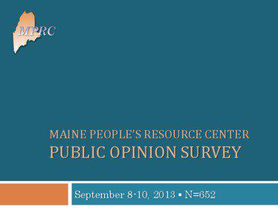 Paul LePage / Mike Michaud / Portland Press Herald / Lepage / Eliot Cutler / Maine / American Association for Public Opinion Research / Survey methodology