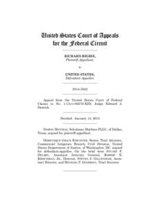 United States Court of Appeals for the Federal Circuit ______________________ RICHARD HIGBIE, Plaintiff-Appellant, v.