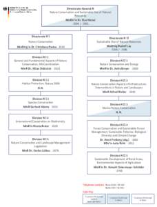 Directorate-General N Nature Conservation and Sustainable Use of Natural Resources MinDir’in Dr. Elsa Nickel[removed]