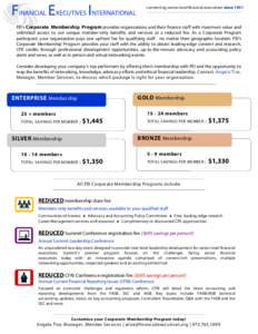 Corporate Membership Program sell sheet_HQ benefits only