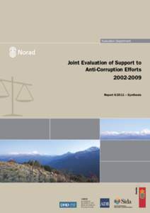 Evaluation Department  Joint Evaluation of Support to Anti-Corruption Efforts[removed]Report[removed] – Synthesis