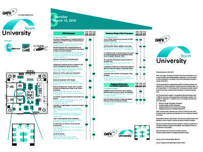 www.date-conference.com  Booth University