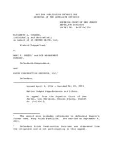 NOT FOR PUBLICATION WITHOUT THE APPROVAL OF THE APPELLATE DIVISION SUPERIOR COURT OF NEW JERSEY APPELLATE DIVISION DOCKET NO. A-2070-13T4 ELIZABETH A. COMANDO,