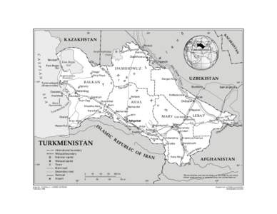 Provinces of Turkmenistan / Bekdash / Ajy / Lebap Province / Bereket / Geography of Asia / Geography of Turkmenistan / Caspian Sea / Garabogazköl