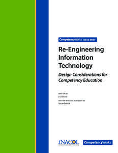 ISSUE BRIEF  Re-Engineering Information Technology Design Considerations for