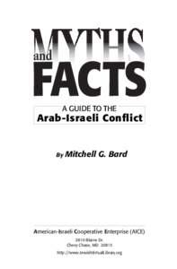 A GUIDE TO THE  Arab-Israeli Conflict By Mitchell