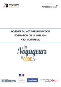 DOSSIER DU VOYAGEUR DU CODE FORMATION DU 14 JUIN 2014 A ICI MONTREUIL 1