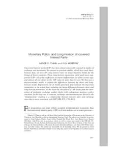 IMF Staff Papers vol. 51, no. 3