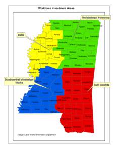 Workforce Investment Areas  Benton Desoto Tunica