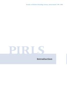 Applied linguistics / Progress in International Reading Literacy Study / Socioeconomics / International Association for the Evaluation of Educational Achievement / Behavior / Educational psychology / Literacy / Programme for International Student Assessment / National Assessment of Educational Progress / Reading / Education / Linguistics