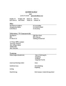 Microsoft Word - QUINN EARLY.Stunt Resume_031113.docx