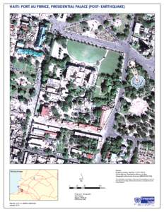 HAITI: PORT AU PRINCE, PRESIDENTIAL PALACE (POST- EARTHQUAKE)  Port au Prince ´