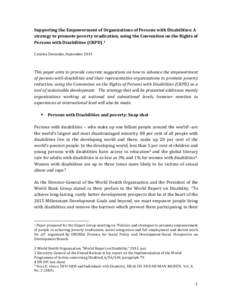 Health / Ethics / United Nations / Division for Social Policy and Development / Disability / Convention on the Rights of Persons with Disabilities / Source / Disability rights movement / Human rights / United Nations Secretariat / Disability rights / Population