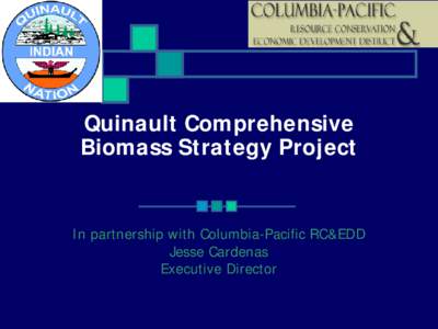 Quinault Comprehensive Biomass Strategy Project