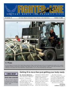 Vol. 32, No. 10  Air Force Reserve Command: Proud Partner in the Total Force October 14, 2006