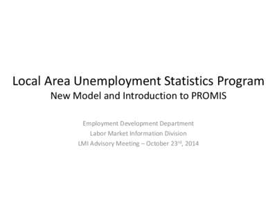 Labor economics / Unemployment / Current Population Survey / American Community Survey / Seasonal adjustment / Census / Labour economics / Seasonality / Bureau of Labor Statistics / Statistics / United States Census Bureau / Time series analysis