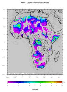 AFR − Laske sediment thickness  40˚ 7 7