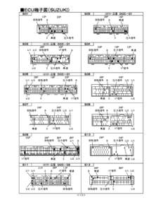 ■ＥＣＵ端子図（ＳＵＺＵＫＩ） Ｓ０１ Ｓ０２ 　　12P 回転信号