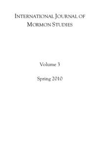 Christianity / Terryl Givens / Mormons / Mormon / 20th century / Mormonism and history / Anti-Mormonism / Latter Day Saint movement / Mormon studies / Mormonism