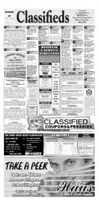 CLASSIFIEDS  A10 The Hays Daily News Tuesday, Jan. 13, 2015