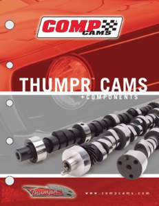 Thumpr™ Cams Deliver Incredible Muscle Car Sound And A New Level Of Streetable Performance Muscle car sound is back and nastier than ever; Thumpr™ Cams deliver incredible exhaust lope and impressive performance. Let