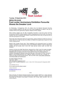 Sneakers / Foot Locker / Westfield Eastgardens / Sneaker / Teague / Fashion / Walking / Clothing / Footwear / Shoes