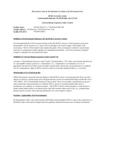 Documentation of Environmental Indicator  Determination - General Electric Co, Fort Edward, New York