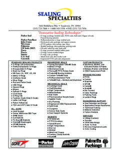 Sealing Specialties, Inc w/ logo w/