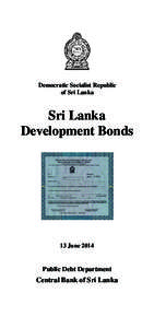 Commercial Bank of Ceylon / Bond / Sri Lanka / Debt / DFCC Bank / Hatton National Bank / Sampath Bank PLC / Seylan Bank / Foreign relations of Sri Lanka / Banks / Economics / Asia