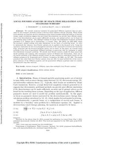 Downloaded[removed]to[removed]Redistribution subject to SIAM license or copyright; see http://www.siam.org/journals/ojsa.php  SIAM J. SCI. COMPUT. Vol. 35, No. 5, pp. S250–S276  c 2013 Society for Industrial and