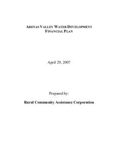 Microsoft Word - Arenas Valley financial plan.doc