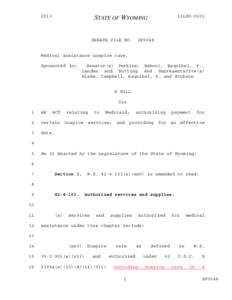 2013 General Session - Introduced Version - SF0048 - Medical assistance-hospice care.