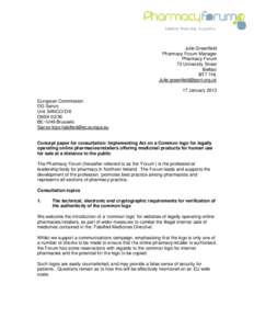 Microsoft Word - Forum response to consultation on EU common logo.doc