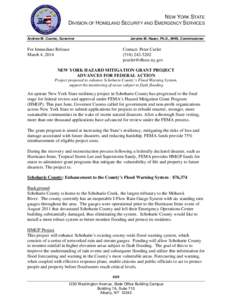 NEW YORK STATE DIVISION OF HOMELAND SECURITY AND EMERGENCY SERVICES Andrew M. Cuomo, Governor Jerome M. Hauer, Ph.D., MHS, Commissioner