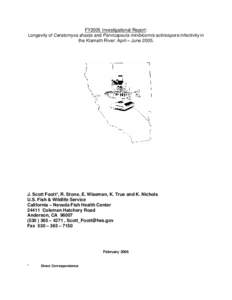 Polymerase chain reaction / Klamath Mountains / Rogue River-Siskiyou National Forest / Ceratomyxa shasta / Real-time polymerase chain reaction / Klamath River / Salmon / Klamath Basin / Sacramento River / Geography of California / Laboratory techniques / Molecular biology