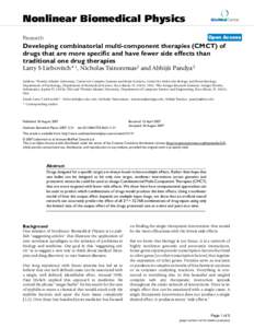 Nonlinear Biomedical Physics  BioMed Central Open Access