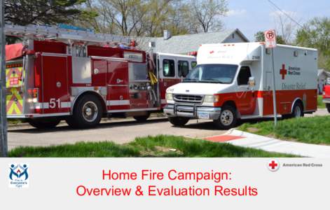 Home Fire Campaign: Overview & Evaluation Results Presentation Objectives •  Review Community Risk Reduction (CRR) best practice methodology
