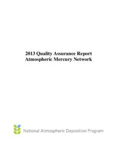Amnet / Quality assurance / Mercury / Mauna Loa / National Oceanic and Atmospheric Administration / United States Environmental Protection Agency / Volcanism / Volcanology / Geology