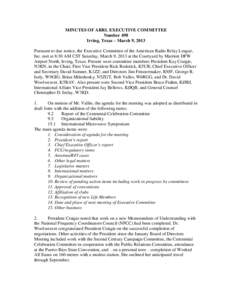 Federal Communications Commission / Amateur radio licensing in the United States / Radio Society of Great Britain / QST / Worked All States / Communication / Publishing / Mass media / American Radio Relay League / Newington /  Connecticut / International Amateur Radio Union