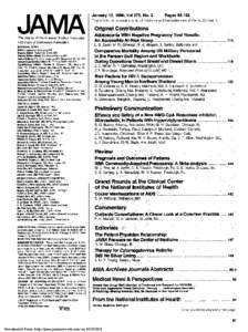 JAMA  The Journal of the American Medical Association 112 Years of Continuous Publication  EDITORIAL STAFF