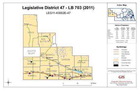 Legislative District 47 - LB[removed]Index Map LEG11-43002E-47