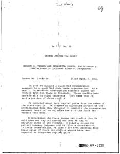 Public economics / Political economy / Income tax in the United States / Tax / Conservation easement / Income tax / State income tax / Davis v. Commissioner / Dobson v. Commissioner / Taxation / Real property law / Law