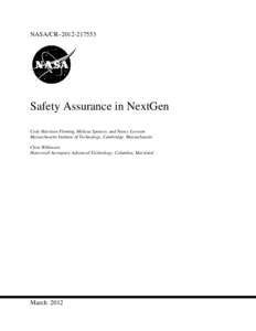 Risk / Safety engineering / Software quality / Design for X / Hazard analysis / Air traffic control / Fault tree analysis / Federal Aviation Administration / National Airspace System / Safety / Reliability engineering / Systems engineering