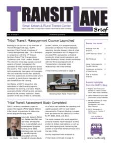 Transit Lane Brief - FallVol. 9, Issue 4)