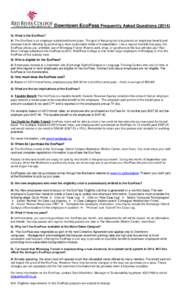 Downtown EcoPass Frequently Asked Questions[removed]Q: What is the EcoPass? A: The EcoPass is an employer-subsidized transit pass. The goal of the program is to provide an employee benefit and increase transit ridership b