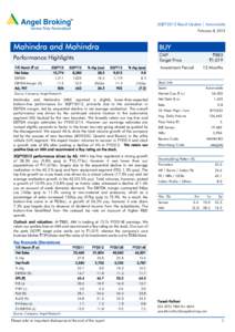 Maharashtra / Economy of Maharashtra / Economy of Mumbai / Fundamental analysis / Mahindra & Mahindra Limited / Earnings before interest /  taxes /  depreciation and amortization / Tractors in India / Net profit / Earnings before interest and taxes / Mahindra Group / Generally Accepted Accounting Principles / Economy of India