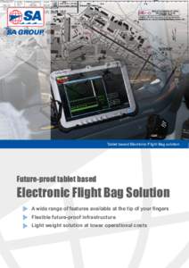 Tablet based Electronic Flight Bag solution  Future-proof tablet based Electronic Flight Bag Solution u