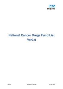 National Cancer Drugs Fund List